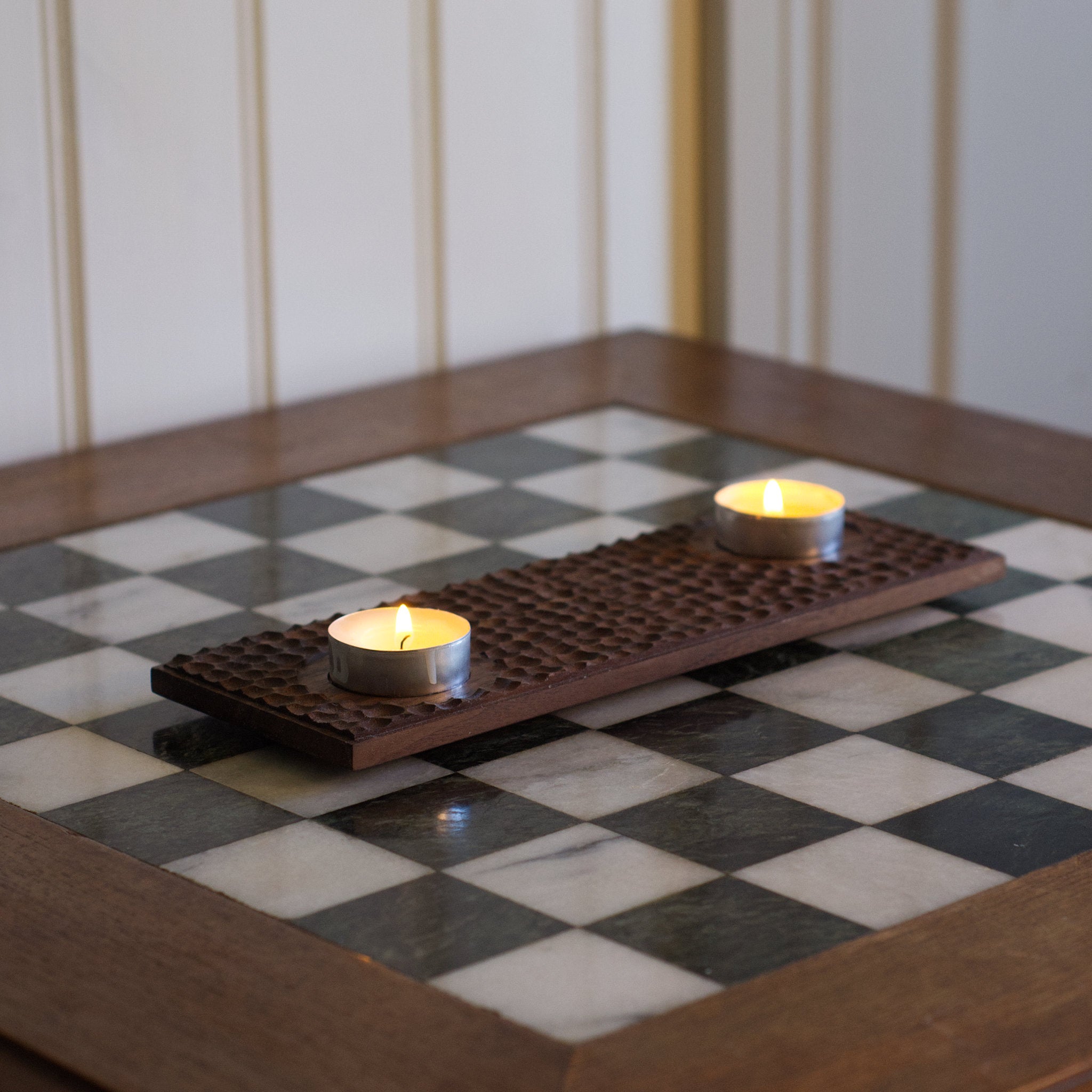 Walnut Candle Tray