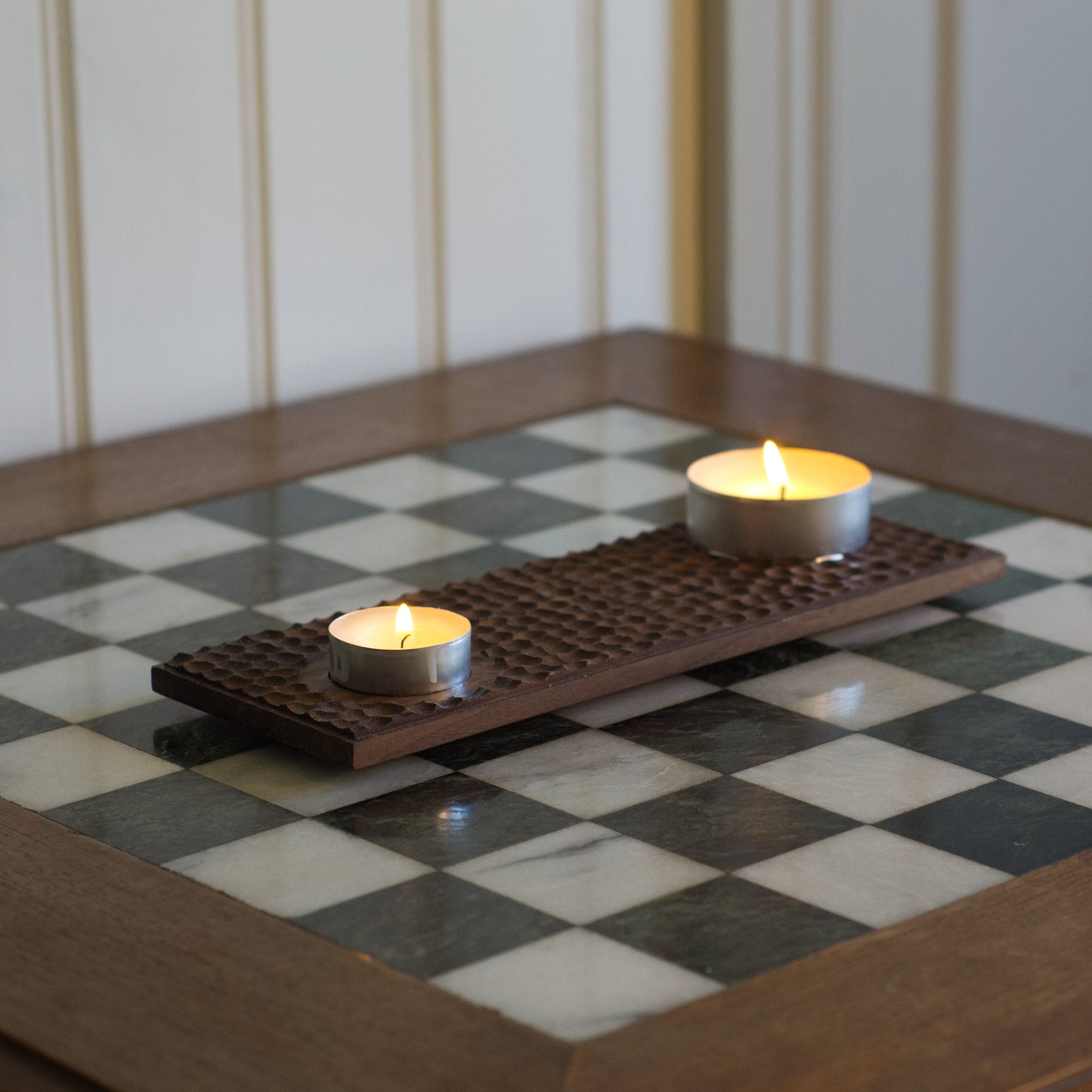 Walnut Candle Tray
